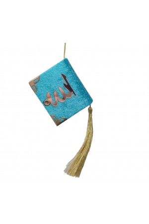 P054KDF - PÜSKÜLLÜ KADİFE KAPLI MİNİ BOY ASKILI KURAN-I KERİM P054KDF - PÜSKÜLLÜ KADİFE KAPLI MİNİ BOY ASKILI KURAN-I KERİM