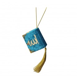 P054KDF - PÜSKÜLLÜ KADİFE KAPLI MİNİ BOY ASKILI KURAN-I KERİM P054KDF - PÜSKÜLLÜ KADİFE KAPLI MİNİ BOY ASKILI KURAN-I KERİM