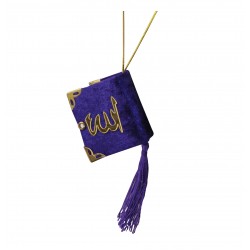 P054KDF - PÜSKÜLLÜ KADİFE KAPLI MİNİ BOY ASKILI KURAN-I KERİM P054KDF - PÜSKÜLLÜ KADİFE KAPLI MİNİ BOY ASKILI KURAN-I KERİM