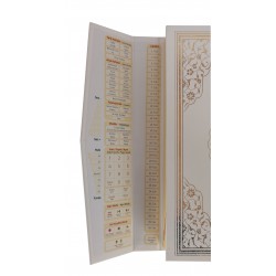 058 BEYAZ - MÜHÜRLÜ ORTA BOY KURANI KERİM 