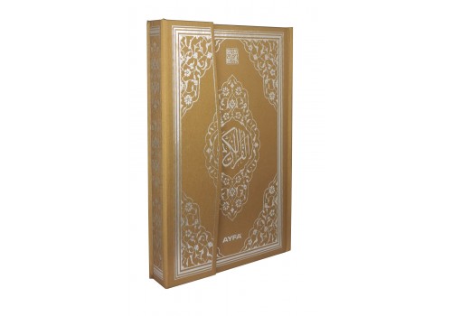 058 GOLD - MÜHÜRLÜ ORTA BOY KURANI KERİM 