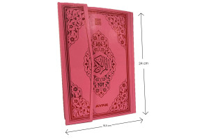 123 PEMBE MÜHÜRLÜ KURAN-I KERİM - ORTA BOY