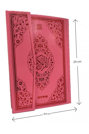 123 PEMBE MÜHÜRLÜ KURAN-I KERİM - ORTA BOY 123 PEMBE MÜHÜRLÜ KURAN-I KERİM - ORTA BOY