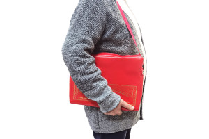 236FR KIRMIZI - FERMUARLI OTUZ CÜZ MÜHÜRLÜ - CAMİ BOY