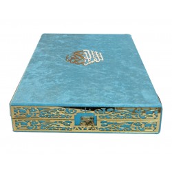 333PL  - PLEKSİLİ HAC VE UMRE HEDİYELİK ORTA BOY KUR'AN-I KERİM SETİ