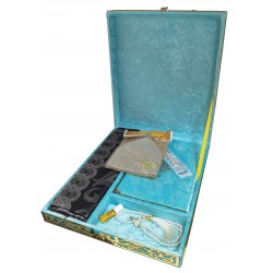 333PL  - PLEKSİLİ HAC VE UMRE HEDİYELİK ORTA BOY KUR'AN-I KERİM SETİ