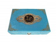 384Turkuaz- AYAKLI SANDIKLI ORTA BOY AHŞAP KUTULU KURAN-I KERİM-OVAL LAFIZLI 384Turkuaz- AYAKLI SANDIKLI ORTA BOY AHŞAP KUTULU KURAN-I KERİM-OVAL LAFIZLI