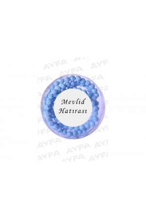 5000MAVİ - Gül Kokulu Tesbih Kutulu  5000MAVİ - Gül Kokulu Tesbih Kutulu