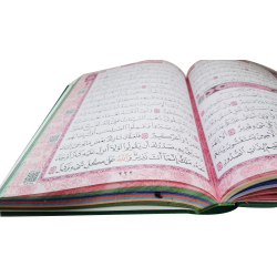 MMDN305 - RAHLE BOY MEDİNE BASKISI KURANI KERİM - ÇOK RENK DESENLİ-MAKREPLİ MMDN305 - RAHLE BOY MEDİNE BASKISI KURANI KERİM - ÇOK RENK DESENLİ-MAKREPLİ