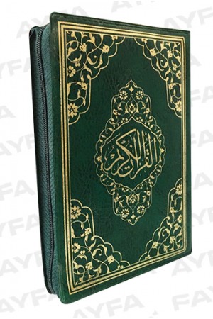 064 YEŞİL  - MÜHÜRLÜ KURANI KERİM - CEP BOY