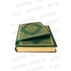 064 YEŞİL  - MÜHÜRLÜ KURANI KERİM - CEP BOY