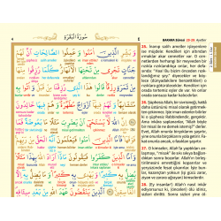 088 - MÜHÜRLÜ KIRIK KELİME KURANI KERİM MEAL - RAHLE BOY