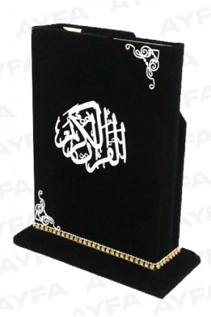 295 SİYAH - MÜHÜRLÜ KADİFE KUTULU KURANI KERİM - ORTA BOY 295 SİYAH - MÜHÜRLÜ KADİFE KUTULU KURANI KERİM - ORTA BOY