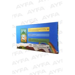 ÖZBEKÇE 508 MAVİ - BENİM SECCADEM - ÇOCUKLAR İÇİN SESLİ KONUŞAN NAMAZ KILDIRAN SECCADE ÖZBEKÇE 508 MAVİ - BENİM SECCADEM - ÇOCUKLAR İÇİN SESLİ KONUŞAN NAMAZ KILDIRAN SECCADE