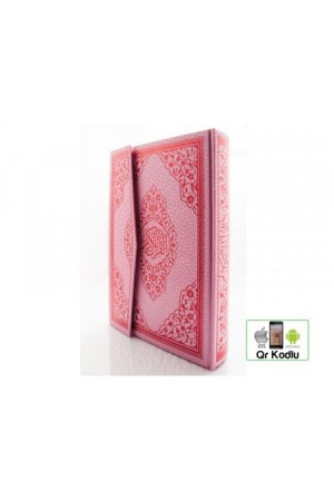 124 PEMBE - RENKLİ KURAN-I KERİM - RAHLE BOY