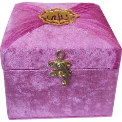 MÜHÜRLÜ CEP BOY SANDIKLI KADİFE MEALLİ KURAN-I KERİM-LİLA-285 MÜHÜRLÜ CEP BOY SANDIKLI KADİFE MEALLİ KURAN-I KERİM-LİLA-285