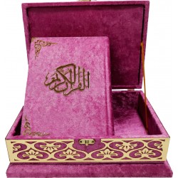 PL279 PEMBE  - ÖZEL PLEKSİLİ MÜHÜRLÜ ORTA BOY SÜNGERLİ HEDİYELİK SANDIKLI KURAN-I KERİM PL279 PEMBE  - ÖZEL PLEKSİLİ MÜHÜRLÜ ORTA BOY SÜNGERLİ HEDİYELİK SANDIKLI KURAN-I KERİM
