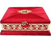 PL279 KIRMIZI  - ÖZEL PLEKSİLİ MÜHÜRLÜ ORTA BOY SÜNGERLİ HEDİYELİK SANDIKLI KURAN-I KERİM PL279 KIRMIZI  - ÖZEL PLEKSİLİ MÜHÜRLÜ ORTA BOY SÜNGERLİ HEDİYELİK SANDIKLI KURAN-I KERİM