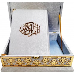 PL279 GRİ  - ÖZEL PLEKSİLİ MÜHÜRLÜ ORTA BOY SÜNGERLİ HEDİYELİK SANDIKLI KURAN-I KERİM PL279 GRİ  - ÖZEL PLEKSİLİ MÜHÜRLÜ ORTA BOY SÜNGERLİ HEDİYELİK SANDIKLI KURAN-I KERİM